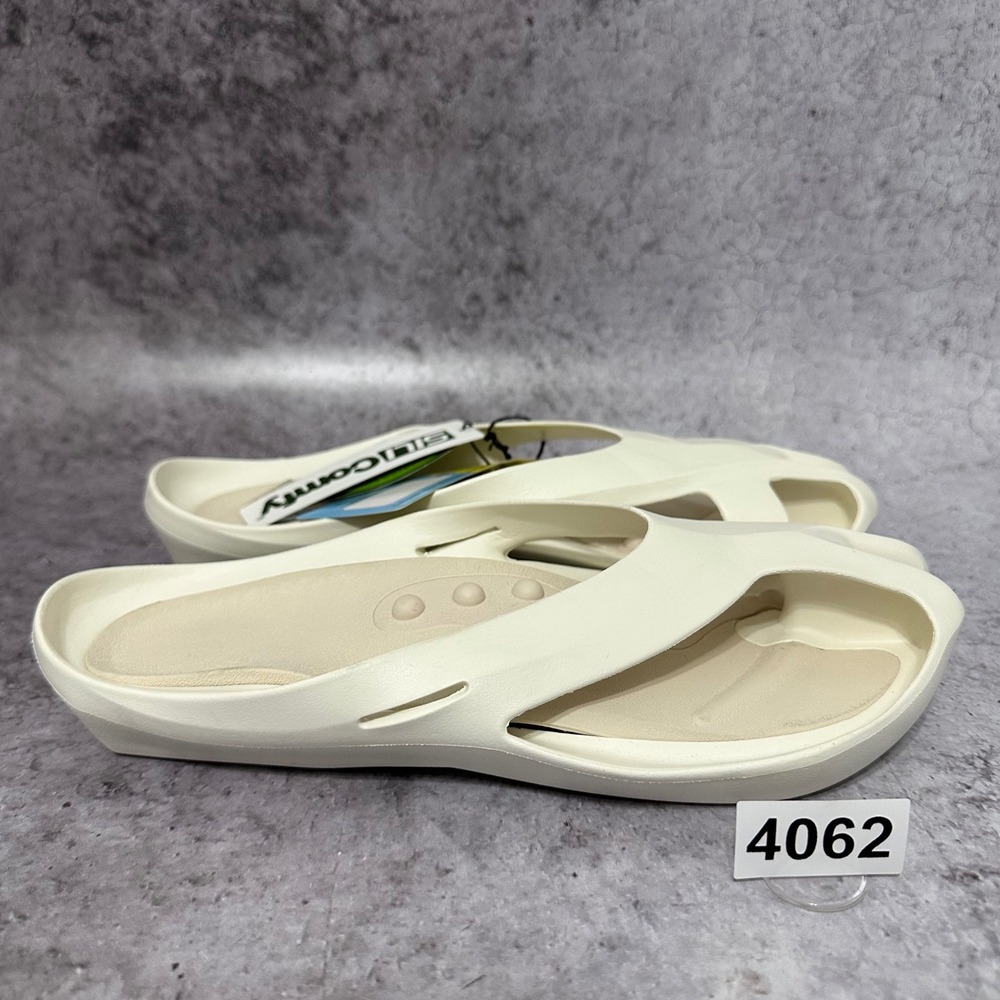 NEW Ccilu Stepping Stones Caring Sandals Women 10 Mens 8 White CT0001 Therapy